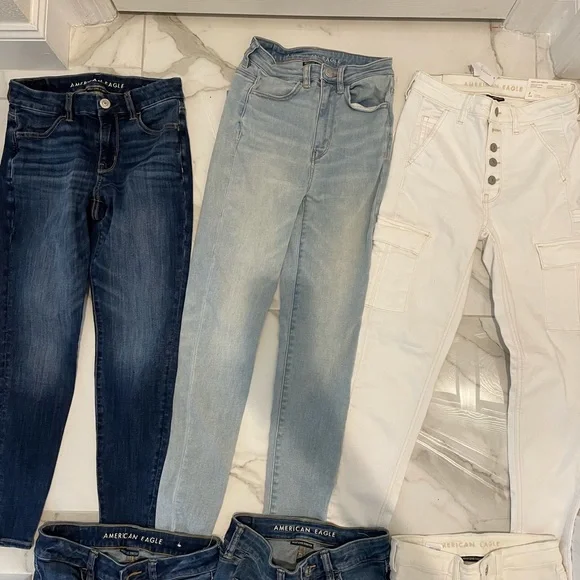 American eagle bundle jeans size 2